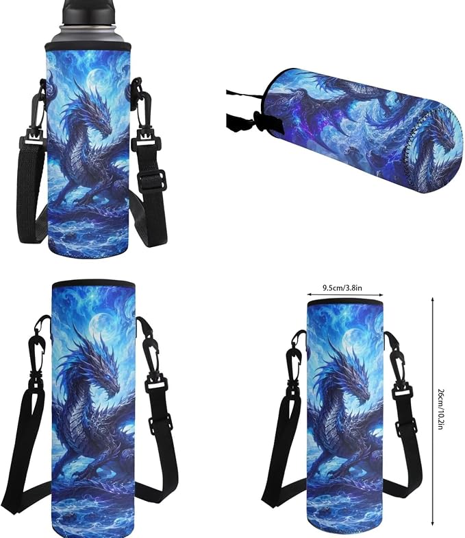 Dragon Backpack with Lunch Box Kids Girls 6-8/8-10 Elementary School Bookbag for 3rd Grade 17in Galaxy Book Bag and Lunchbox 17in Primary Student Back Pack 4PCS Set - Image 7