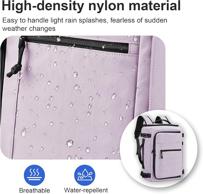 Carry On Travel Backpack Flight Approved Laptop Backpack for Women Men | Personal Item Travel Bag, Casual Weekender Daypack with Wet Pocket for Business, Hiking - Image 5