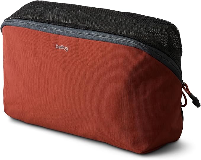 Bellroy Packing Cube 6L (Organizer Packing Pouch with Internal Zip Pocket and Durable, Lightweight Design) - Clay by Unknown