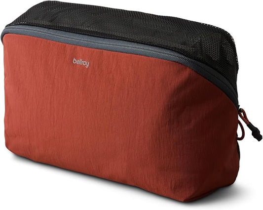 Bellroy Packing Cube 6L (Organizer Packing Pouch with Internal Zip Pocket and Durable, Lightweight Design) - Clay by Unknown