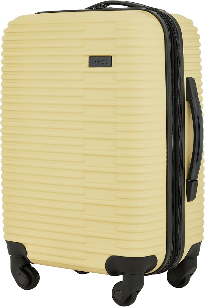 kensie Women's Hillsboro Luggage & Travel Bags Set, Dried Moss, 20" Carry-On by kensieJeans