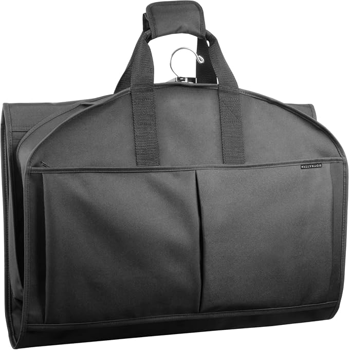 Wally Bags 48” Deluxe Tri-Fold CarryOn Travel Garment Bag with three pockets by WallyBags