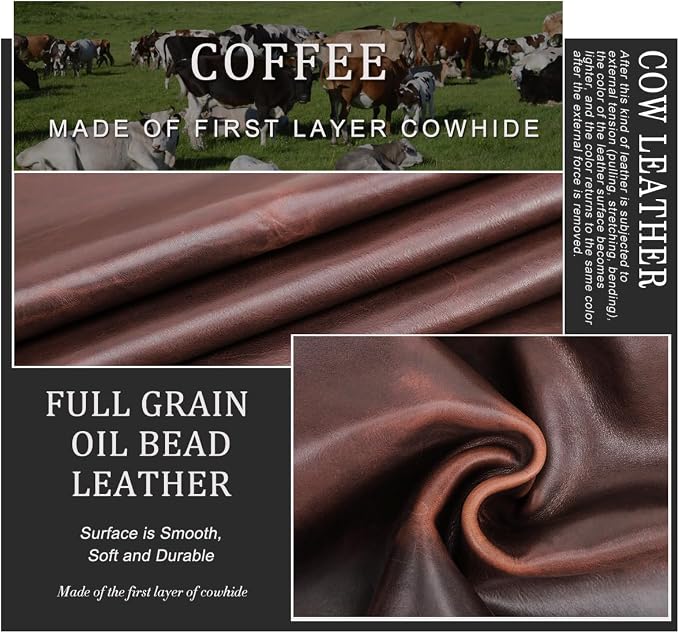 CONTACTS Full Grain Leather Travel Toiletry Bag for Men Large Wash Bag with Handle Bathroom Shaving Dopp Kit Toiletries Organizer Vintage Cosmetic Bag - Image 7