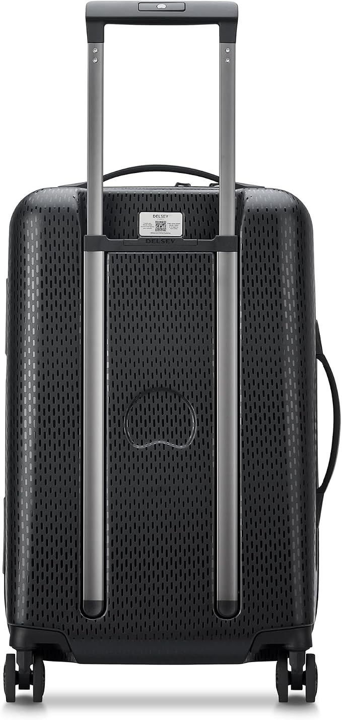 DELSEY PARIS Turenne Hardside Luggage with Spinner Wheels, Black, 2-Piece Set with Soft Pocket (19/27) - Image 6