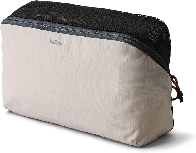 Bellroy Packing Cube 6L (Organizer Packing Pouch with Internal Zip Pocket and Durable, Lightweight Design) - Ash by Bellroy