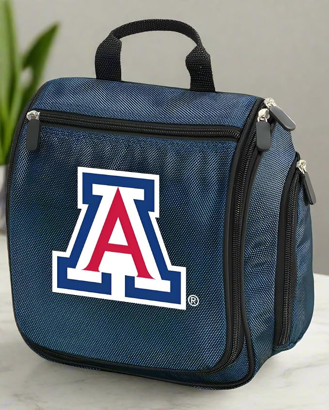 Broad Bay University of Arizona Toiletry Bags Or Hanging Arizona Wildcats Shaving Kits (Multi Color - Navy) - Image 3