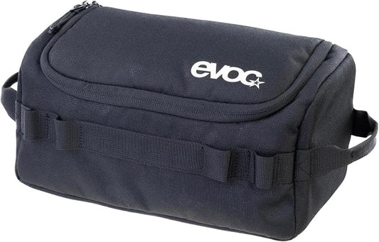 EVOC Wash Bag Toiletry Bag for Everyday Travel (Organiser Compartments with Individual Space Division, Removable Pocket Mirror, Wash Bag for Hanging) by evoc