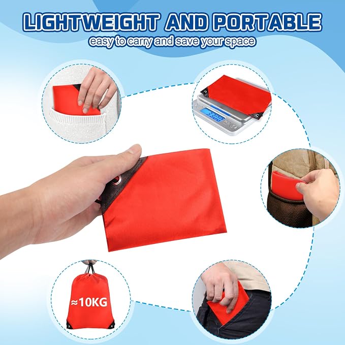 Grneric Drawstring Backpack Bulk 42 Pcs String Backpack Drawstring Bags Cinch Bag Sackpack for Men Women Gym (Red) - Image 5