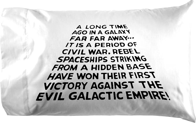 Jay Franco Kids Sheet Set with Fitted, Flat Sheets & Pillow Cover - Ultra-Soft Bedding with Pillowcase for Room Decor, White - Star Wars, 4 Piece Queen - Image 5