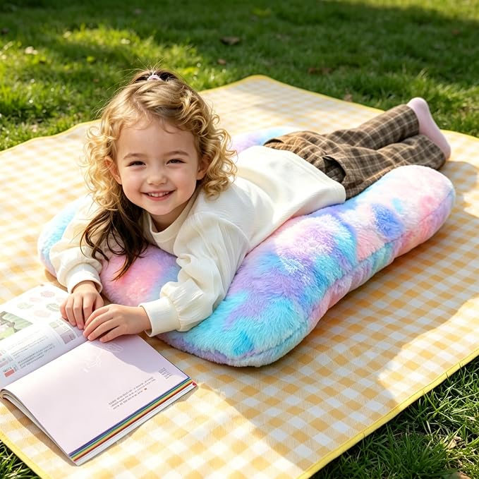 Atablyn Children Travel Pillow Car Pillow Removable U-Shaped Pillow for Adults to Support Head and Body in The Back Seat of Long Car Trips - Image 7