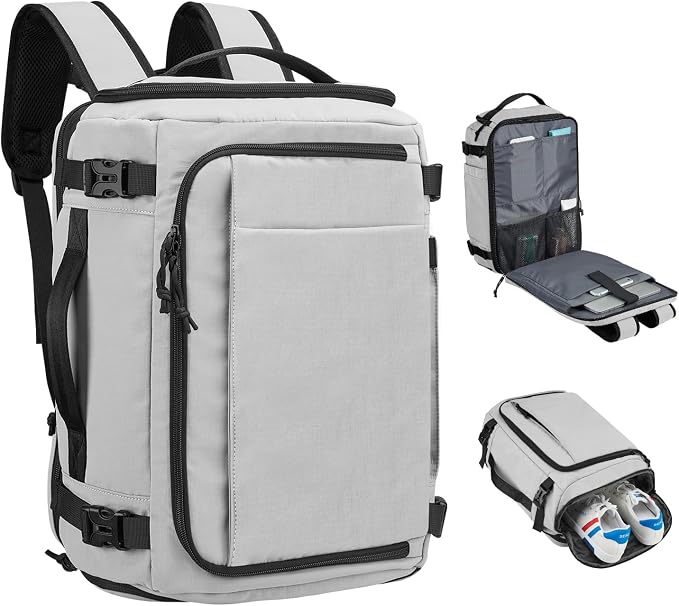 Carry On Travel Backpack Flight Approved Laptop Backpack for Women Men | Personal Item Travel Bag, Casual Weekender Daypack with Wet Pocket for Business, Hiking by TIDALFLASH