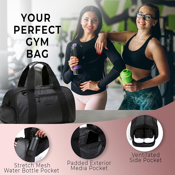 Vooray Burner Duffel Bag - 23L Small Gym Bag for Women and Men with Shoe Compartment, Lightweight Travel Duffel for Training, Sports, Overnight Use - Image 7