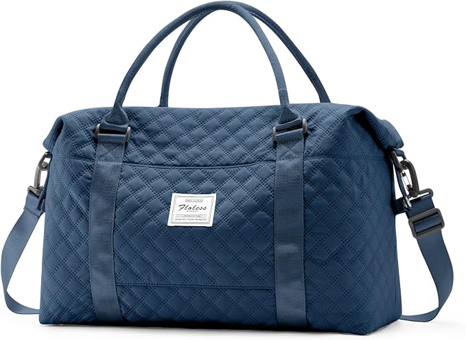 Travel Duffel Bag, Carry On Overnight Weekender Bags for Women | Travel Bag with Wet Pocket & Trolley Sleeve, For Spirit Airlines 18x14x8 Personal Item Bag - Image 8