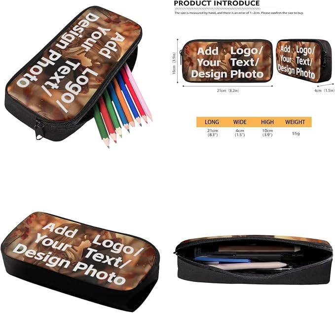 Customized Backpack for Girls Boys Backpack with Lunch Box Water Bottle Holder with Strap and Zipper Pencil Case 4PCS Set Bookbag with Compartments for School Teens 17 inch Sturdy School Bag - Image 6
