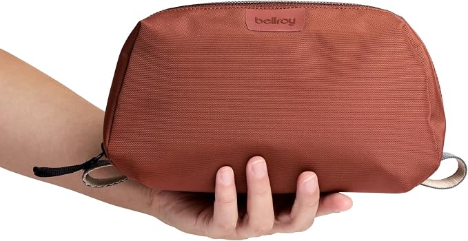 Bellroy Toiletry Kit (Unisex Toiletry Bag, Zipper Closure, Water-Resistant Lining, Toothbrush Sleeve with Magnetic Closure, Internal Mesh Pocket Organization) -Bronze - Image 6