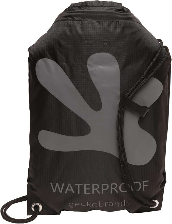 geckobrands Embark 10L Drawstring Backpack – Waterproof, Lightweight Dry Bag for Beach, Hiking, and Light Water Activities by geckobrands