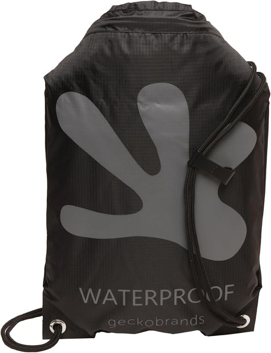 geckobrands Embark 10L Drawstring Backpack – Waterproof, Lightweight Dry Bag for Beach, Hiking, and Light Water Activities by geckobrands