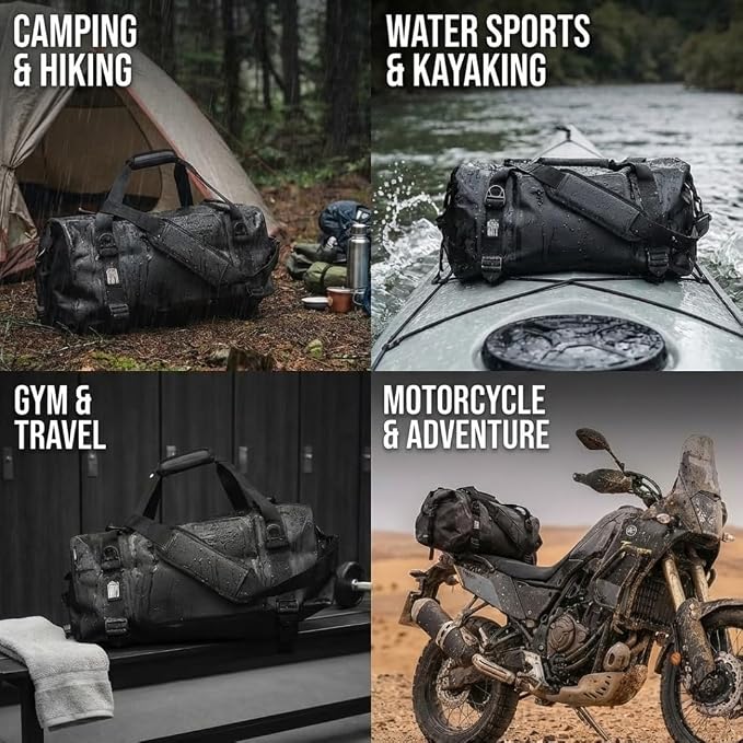 GBY Waterproof Dry Bag Duffle 56L – Large Travel, Camping & Outdoor Bag, Convertible Backpack, Sports, Gym, Durable & Portable - Image 4