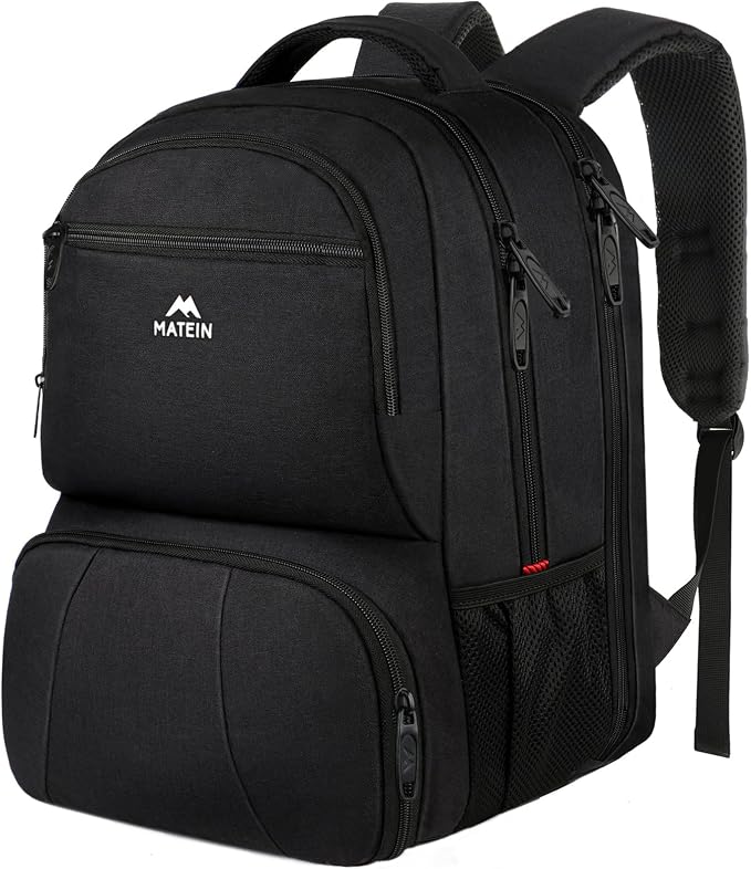 MATEIN Lunch Backpack for Men, 17 Inch Insulated Cooler Backpack with Lunch Compartment, Water Resistant Laptop Back Pack Computer Meal Prep Backpacks Mens Gifts Work Picnic College Travel - Image 9