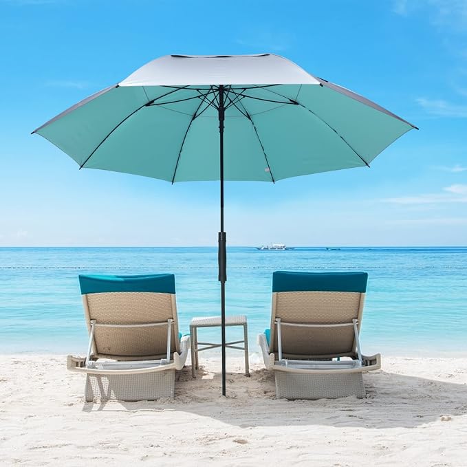 G4Free UV Golf Beach Umbrella 68”Auto Open Extra Large Sun Shade Umbrellas | Vented Windproof, Double Canopy, Oversize UPF 50+ UV Protection Sun Shade umbrella, Auto-Open, patio/fishing/golf umbrella - Image 7