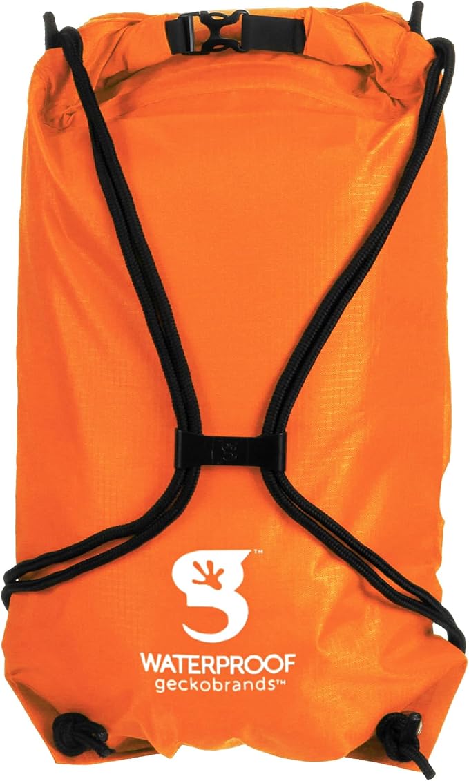 geckobrands Embark 10L Drawstring Backpack – Waterproof, Lightweight Dry Bag for Beach, Hiking, and Light Water Activities - Image 2