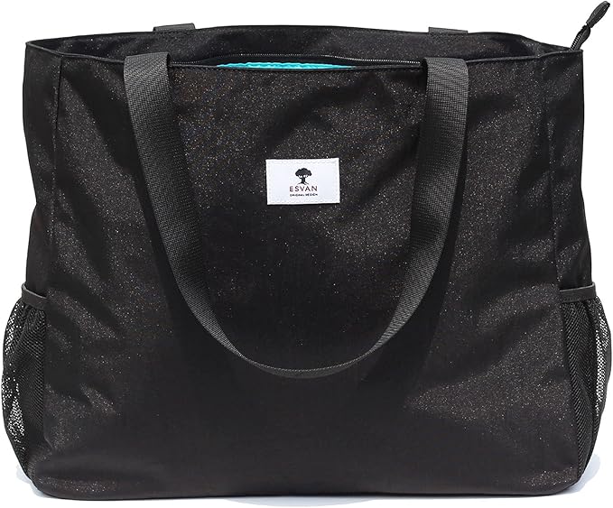 ESVAN LARGE BEACH BAG Water Resistant Lightweight 20 inch Women Oversize Tote Bag for Gym Beach Travel Pool Yoga Nurse by ESVAN