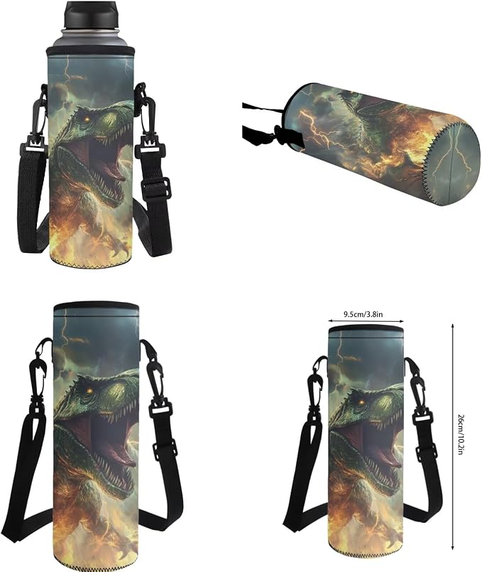 Dinosaur Backpack for Boys 6-12 Kids Backpack with Lunch Box Zipper Pencil Pouch Portable Student Backpacks for Teenagers Elementary Preschool Kindergarten Primary School - Image 6