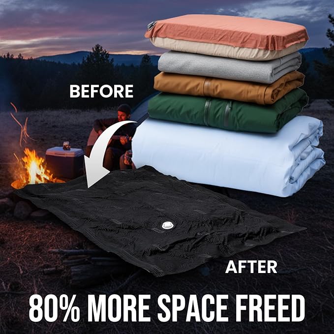 TAILI Outdoor Vacuum Storage Bags 3 Pack, Travel Compression Bags (39x29 inch), Tear-Proof Vacuum Seal for Camping, Cushion, Clothing, Waterproof, Wearproof, Punctureproof - Image 5