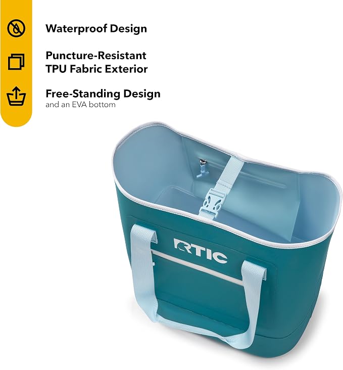 RTIC Ultra-Tough Tote Bag, Waterproof for Beach, Pool, Towel, Grocery, Shopping, Heavy-Duty, Puncture Resistant - Image 3