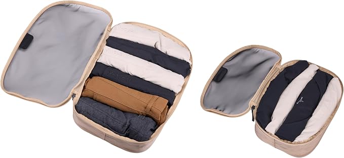Thule Packing Cube Set, Includes Medium & Small Cubes, Transparent Fabric, Organize Clothing, Easy to Pack - Image 5