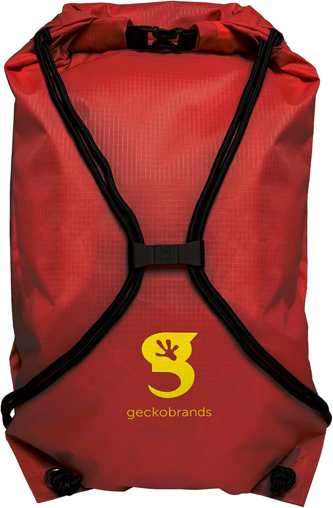geckobrands Embark 10L Drawstring Backpack – Waterproof, Lightweight Dry Bag for Beach, Hiking, and Light Water Activities - Image 2