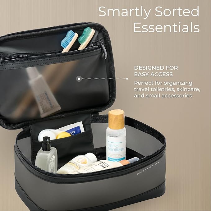 Briggs & Riley Toiletry Kit - Travel Bags for Women & Men, Organizer for Vacation, Dopp Kit for Bathroom Accessories, Makeup, & Skincare - Image 3