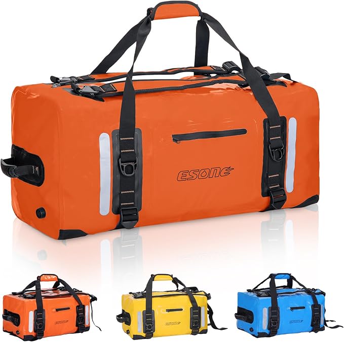 ESONE Dry Bags Waterproof Backpack for Men/Women, 90L, Ideal for Kayaking, Boating, Camping, Paddle Boarding, Surfing, Travel by ESONE
