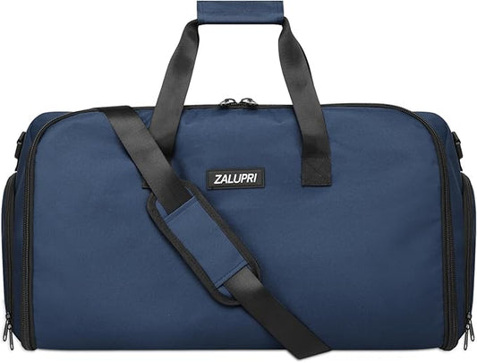 Garment Duffle Bags for Travel, Carry On Garment Duffel Weekender Bag 45L | 2-days Trip,Wrinkle-Free Travel,Separate Shoe Pocket | Overnight Garment Bag for Vacation, Business Trips, Weekend by zalupri