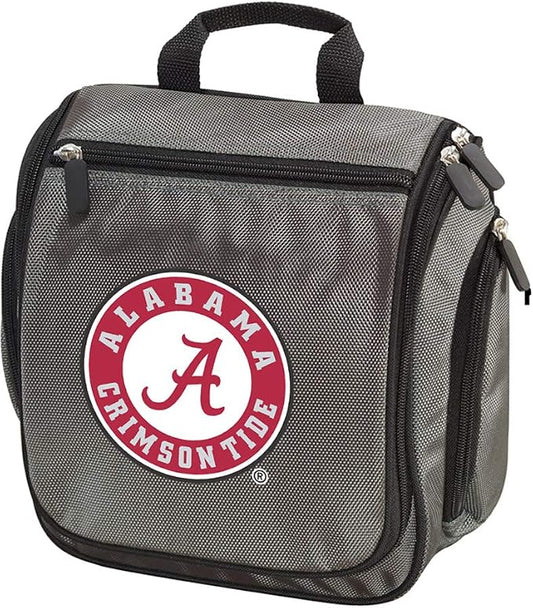 Broad Bay Alabama Toiletry Bag Or Hanging University of Alabama Shaving Kit (Gray - Round Logo) by BroadBayPersonalizedGifts