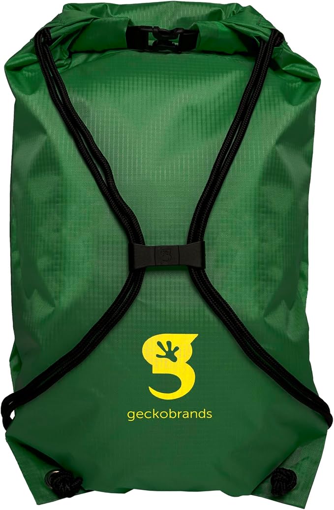 geckobrands Embark 10L Drawstring Backpack – Waterproof, Lightweight Dry Bag for Beach, Hiking, and Light Water Activities - Image 2
