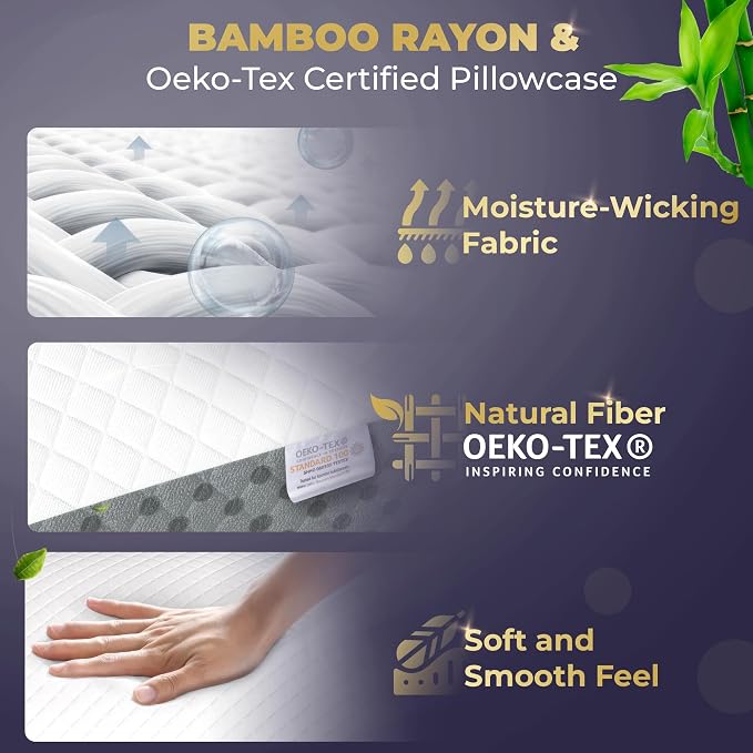 Royal Therapy Memory Foam Pillow, Neck Pain Relief, for Neck and Shoulder Pain, Side Sleeper, Cervical, Pillow Sleeping, Non-Adjustable - Image 6