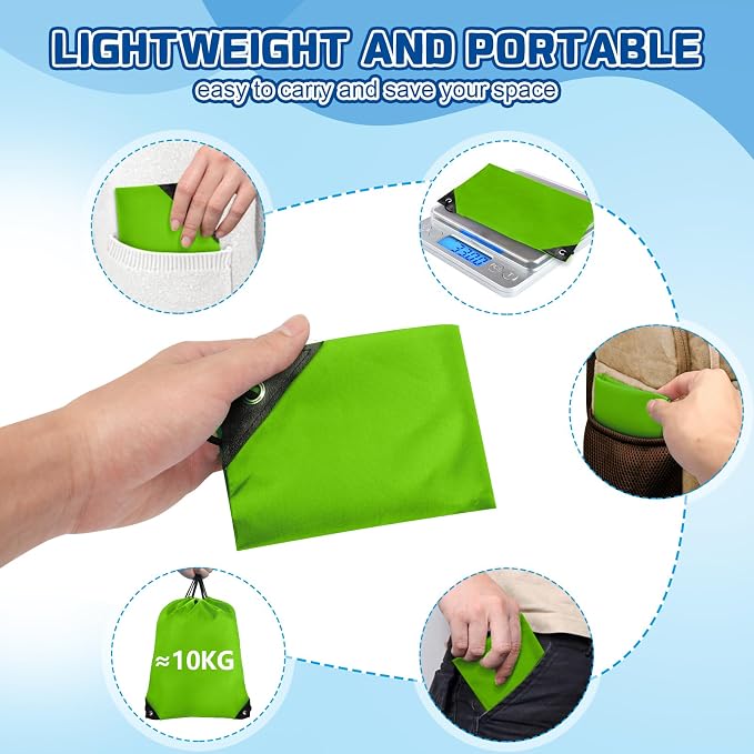 Grneric Drawstring Bags Bulk 14 Pcs Drawstring Backpack Bulk Cinch Bag Sackpack for Men Women Gym (Green) - Image 5