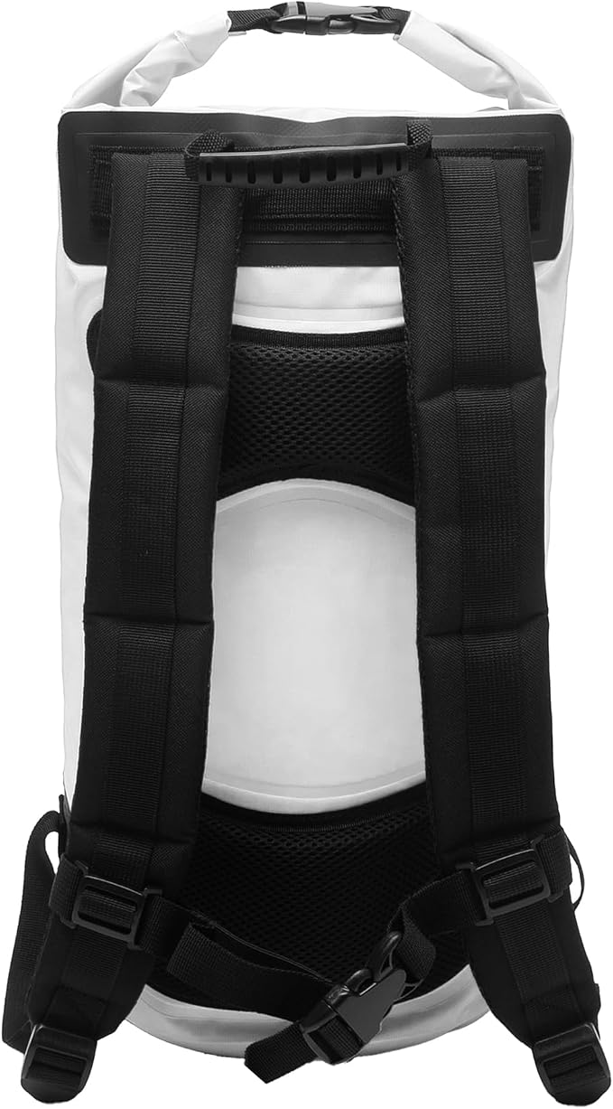 geckobrands Hydroner 20L Waterproof Dry Bag Backpack – Lightweight Roll-Top Bag with Clear Phone Pouch for Outdoor Activities - Image 3
