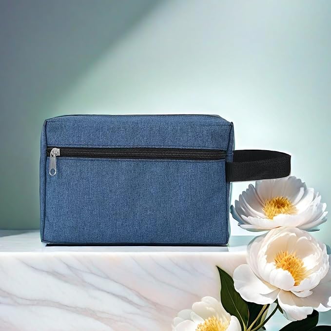 48 Pcs Travel Toiletry Bag for Men Women Bulk Large Water Resistant Shaving Bag Hanging Cosmetic Bag Makeup Travel Pouch Foldable Toiletry Organizer Dad Gift Graduation (48, Navy blue) - Image 7