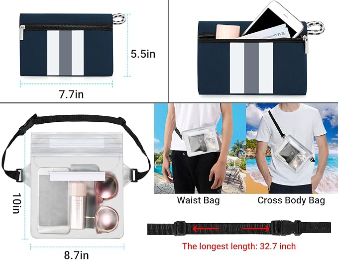 IBFUN Neoprene Bag, Large Multipurpose Beach Bag Neoprene Tote Bag with Inner Pocket for Women/Pool - Image 5