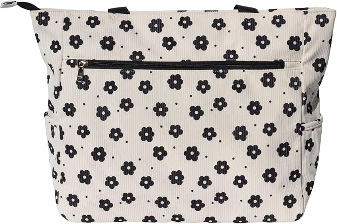 ESVAN LARGE BEACH BAG Water Resistant Lightweight 20 inch Women Oversize Tote Bag for Gym Beach Travel Pool Yoga Nurse - Image 5