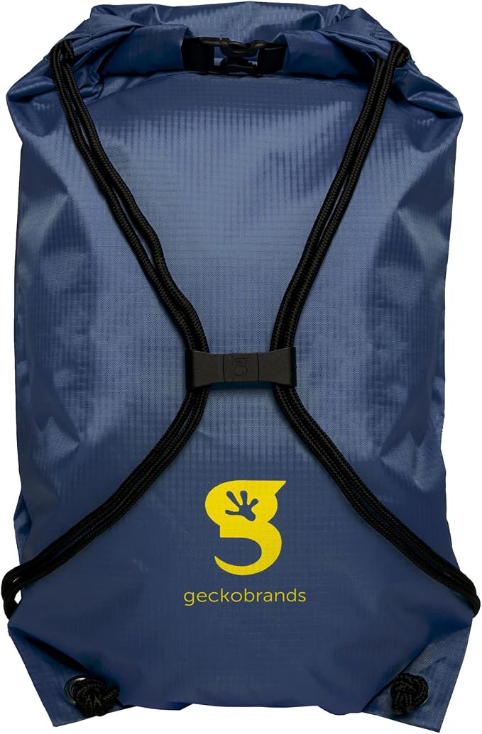 geckobrands Embark 10L Drawstring Backpack – Waterproof, Lightweight Dry Bag for Beach, Hiking, and Light Water Activities - Image 2