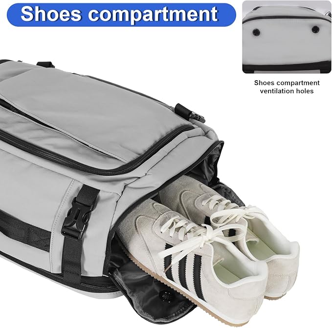 Carry On Travel Backpack Flight Approved Laptop Backpack for Women Men | Personal Item Travel Bag, Casual Weekender Daypack with Wet Pocket for Business, Hiking - Image 4