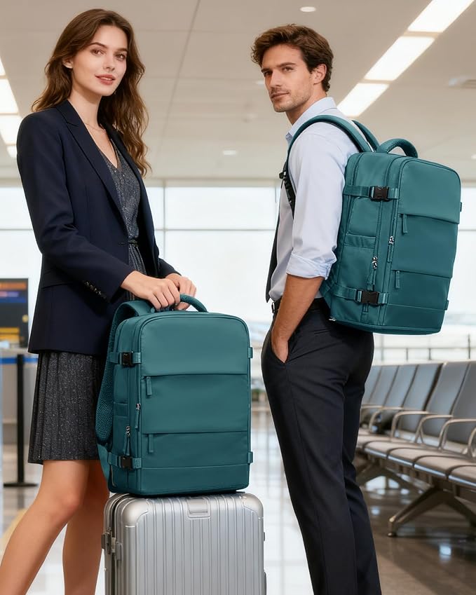 coofay Travel Backpack Carry on Flight Approved Mochila De Viaje Carry on Backpack for Airplanes Spirit Airlines Personal Item Travel Bag Traveling Backpack for Women Men Travel Essentials - Image 2