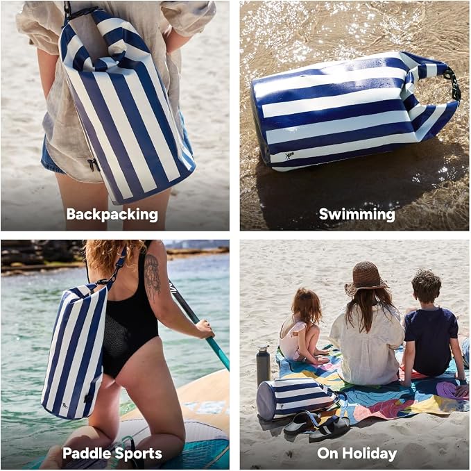 Dock & Bay Medium Waterproof Dry Bag - 20L, IP66 Waterproof Bag, Lightweight - Miami Sorbet - Image 4
