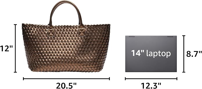 Woven Bag Shopper Bag Travel Handbags and Purses Women Tote Bag Large Capacity Shoulder Fashion Bags - Image 3