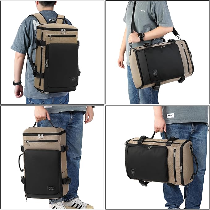 Kalesi Gym Duffle Bag Backpack 4-Way Waterproof with Shoes Compartment for travel Sport Hiking laptop - Image 4