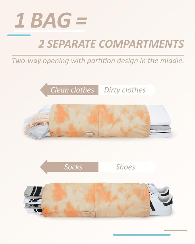 BAGSMART 6 Set /4 Set/2 Set Compression Packing Cubes for Travel, Lightweight Luggage Organizer Bags, Durable Space Saver Bags Travel Essentials - Image 5