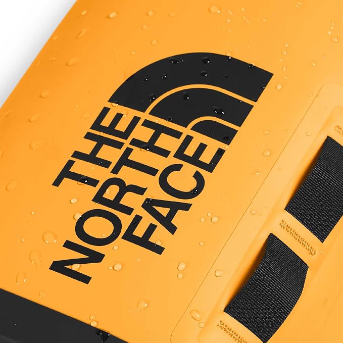 The North Face Base Camp Dry Bag - Roll-Top Waterproof Stuff Sack, Ideal for Camping Gear & Kayak Accessories, Summit Gold/TNF Black, 12 Liters | Roll-Top Waterproof Stuff Sack, Ideal for Camping Gear & Kayak Accessories - Image 4